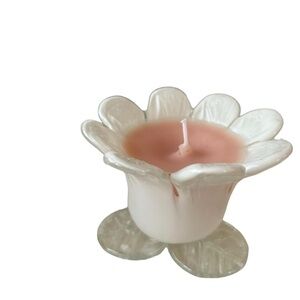 Hand Crafted Beauty & The Beach Scented Candle In Vintage Container